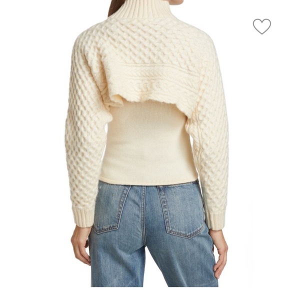 ASTR THE LABEL Imani 2-Piece Cream Knit Cutout Sweater Set NWOT - Picture 5 of 16